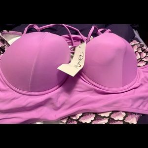 4X tags on never worn 2piece Mauve swimsuit